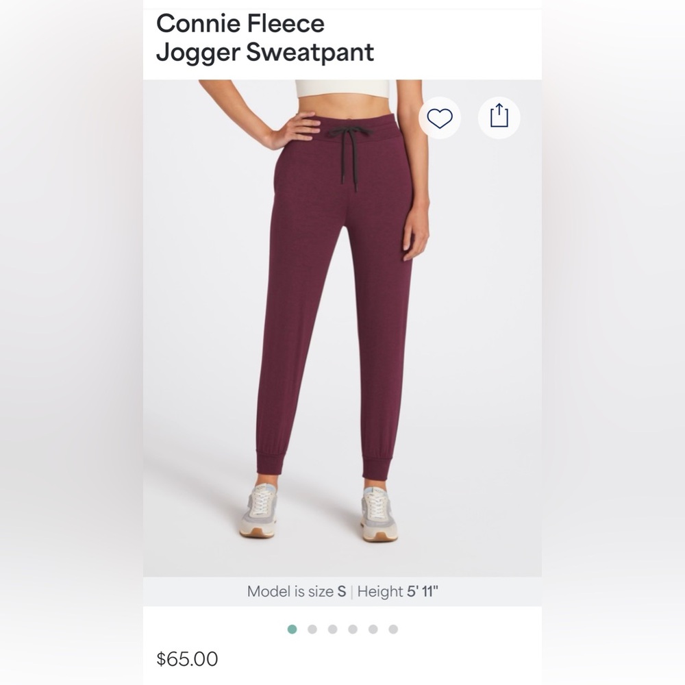 Threads 4 Thought Burgundy Joggers XL